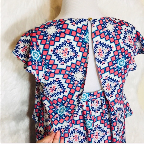 Anthropologie Meadow Rue Aztec Top - Picture 5 of 8